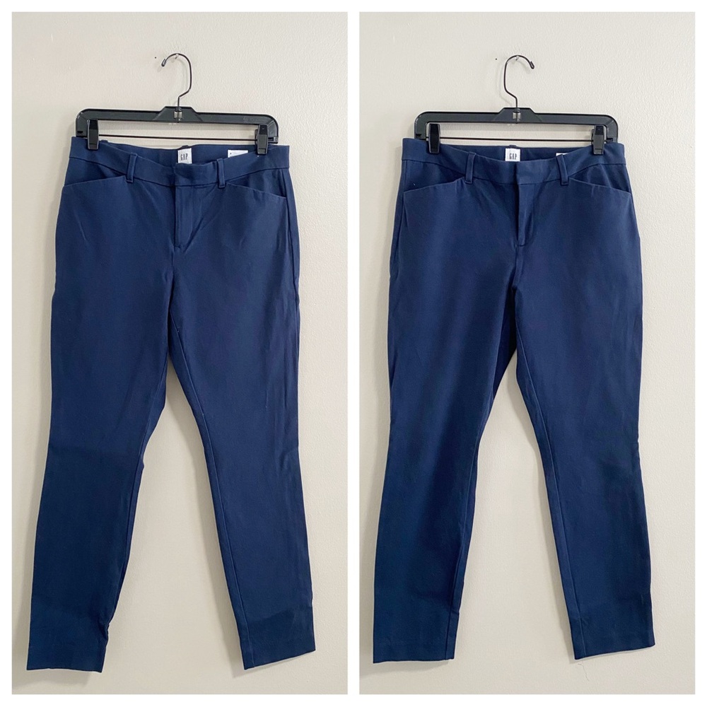 Set of 2 Gap Navy Blue Signature Ankle Pants Size 8